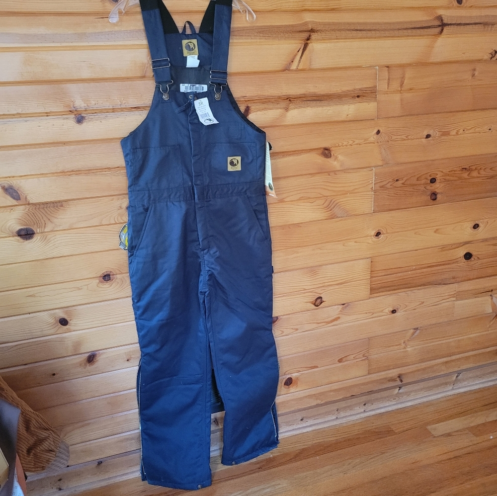 NWT Berne Black Insulated Bib Overalls